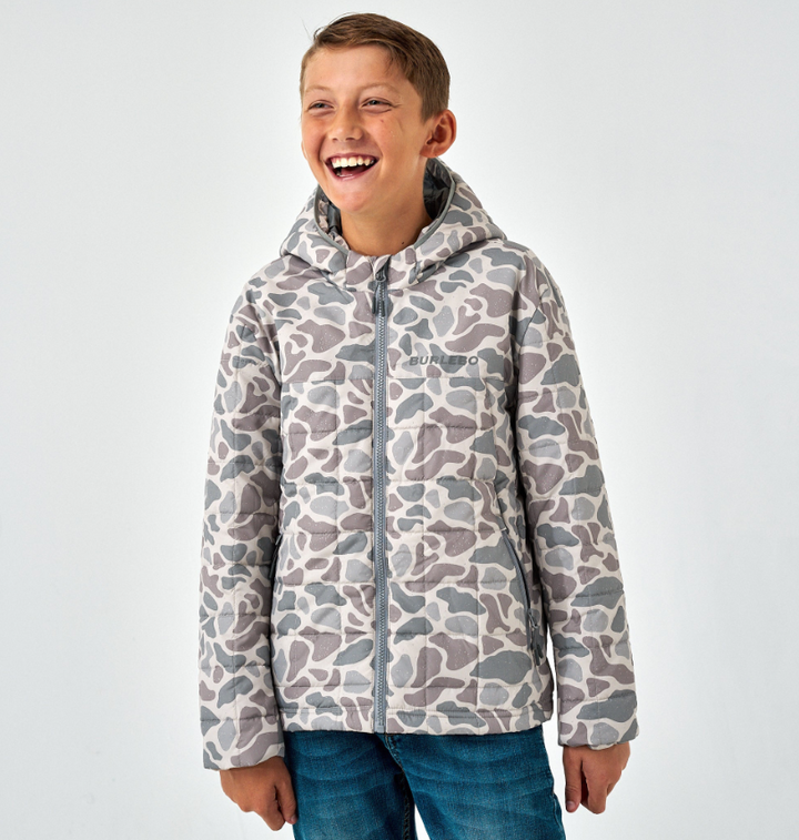 Classic Deer Camo Puffer Jacket - Burlebo