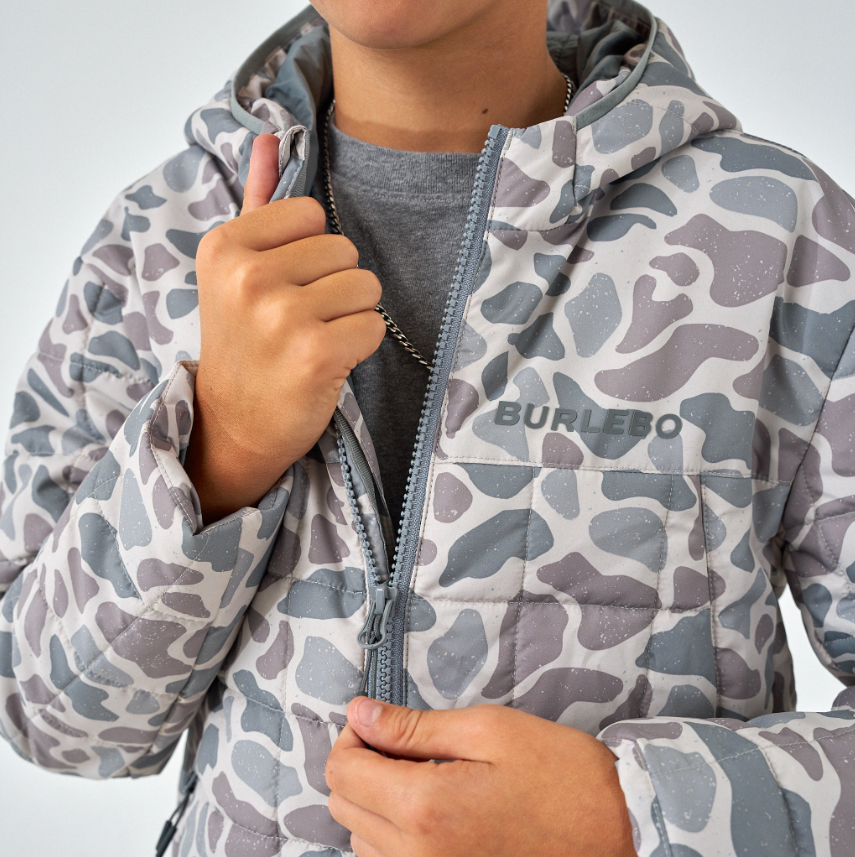 Classic Deer Camo Puffer Jacket - Burlebo