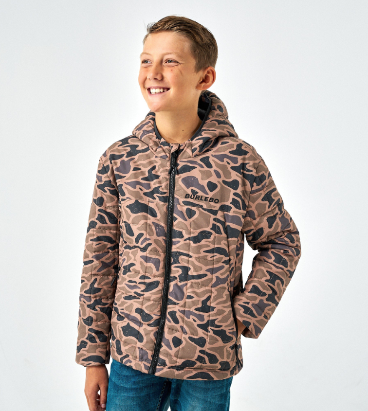 Gauge Camo Puffer Jacket - Burlebo