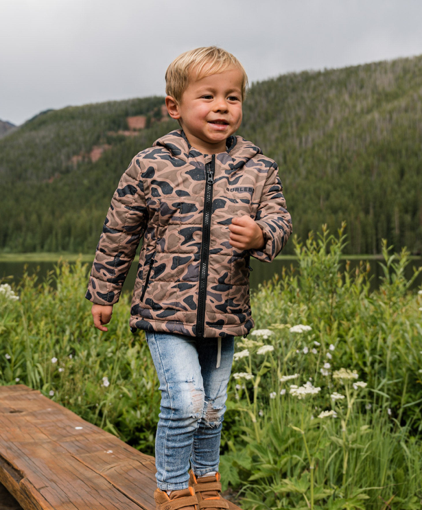 Gauge Camo Puffer Jacket - Burlebo