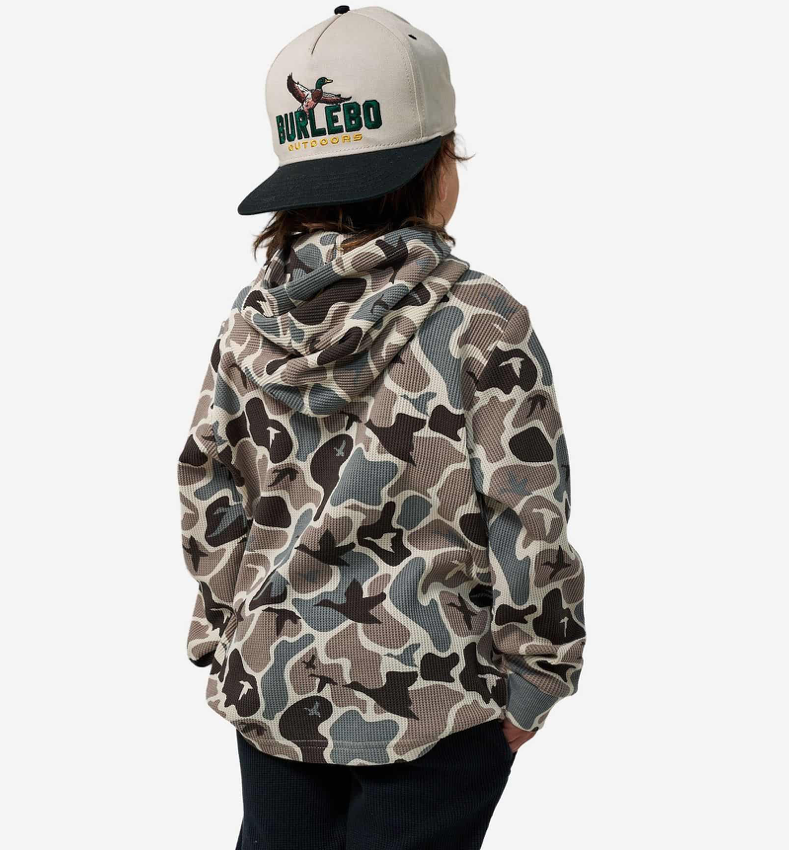 Mallard Mayhem Thermal Hoodie - Burlebo