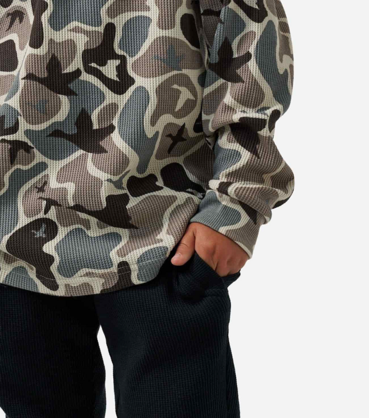 Mallard Mayhem Thermal Hoodie - Burlebo
