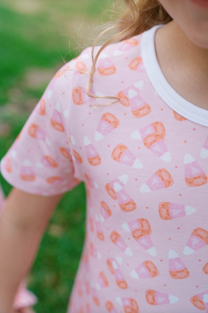 Candy Corn Kisses Drop Waist Dress - Lullaby Set