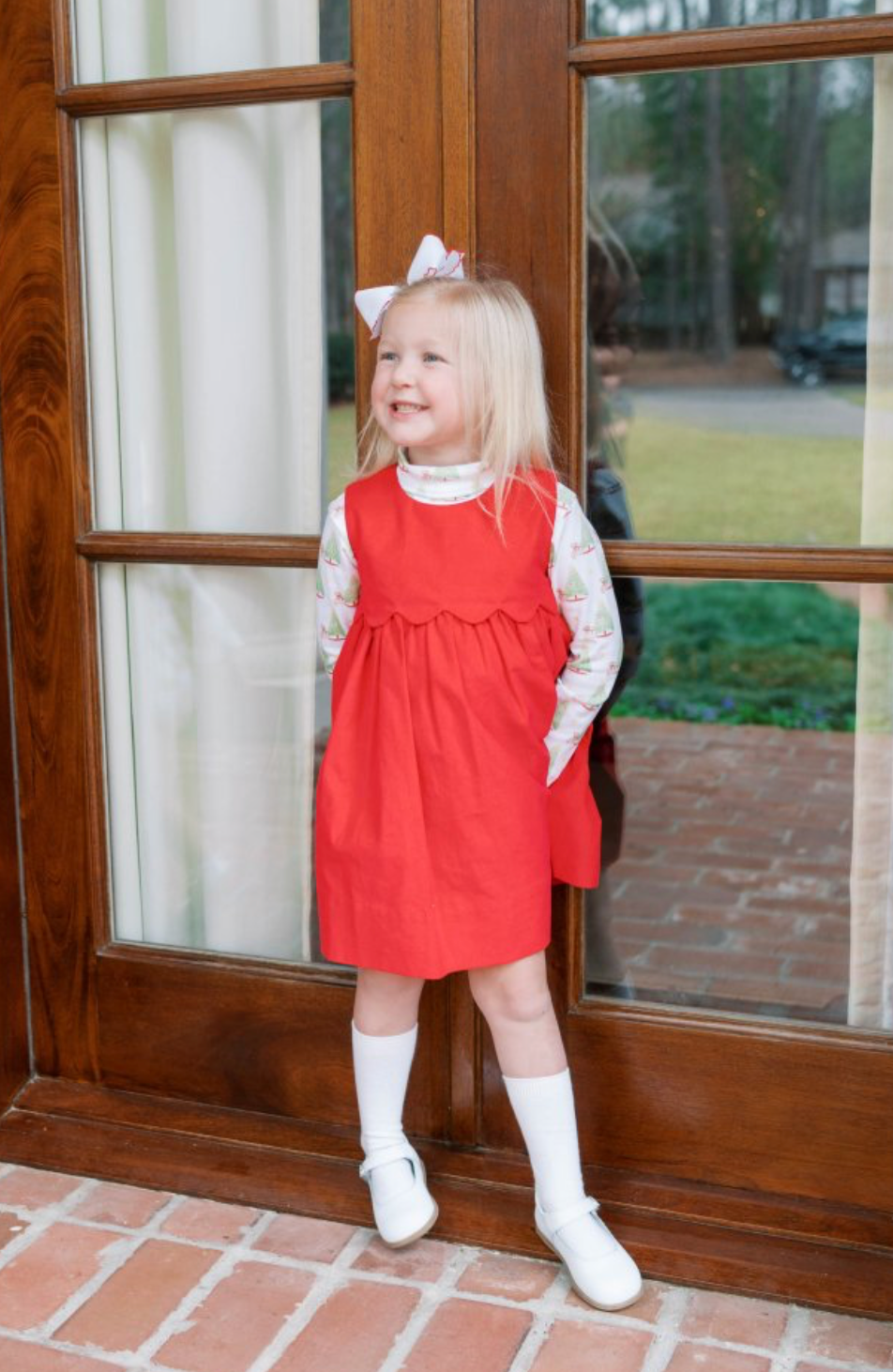 High Point Red Corduroy Dress - Lullaby Set