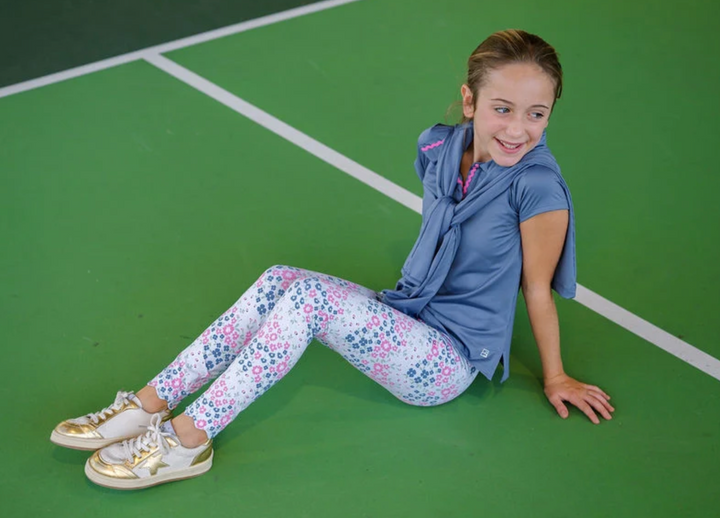 Baton Rouge Blooms Sadie Scallop Legging - Set Athletics