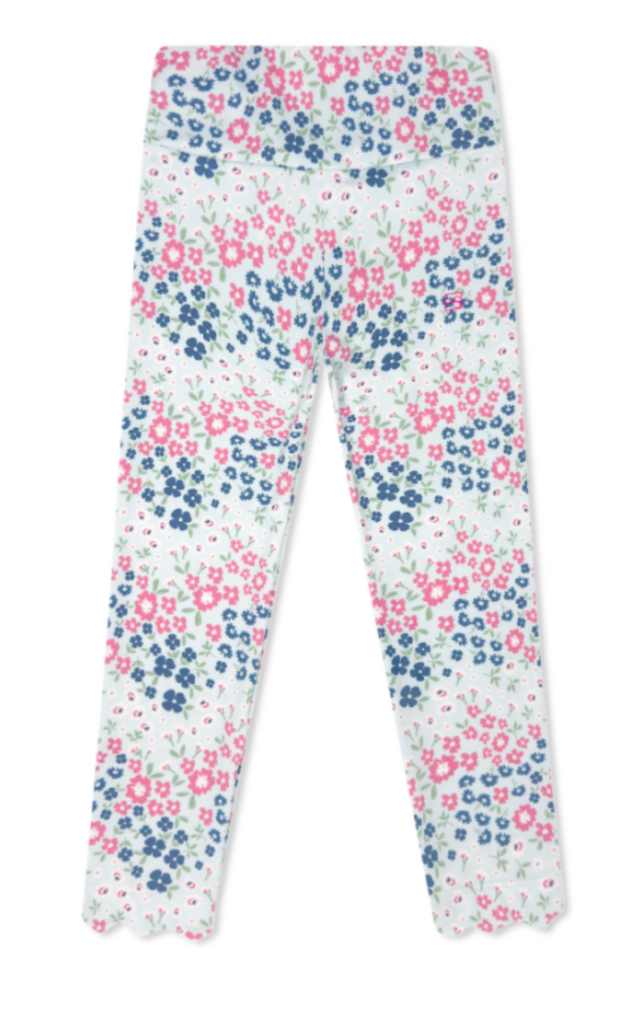 Baton Rouge Blooms Sadie Scallop Legging - Set Athletics