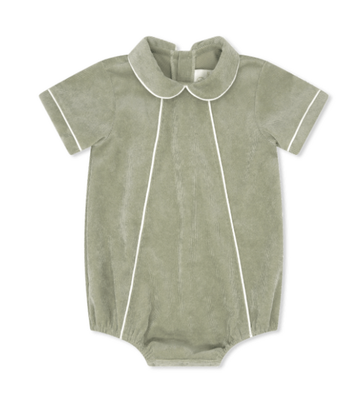 Sage Corduroy Boys Bubble - Lullaby Set