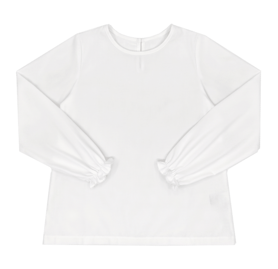 Bella Blouse Long Sleeve in Legacy White - Lullaby Set