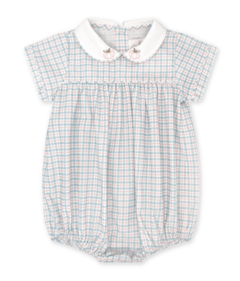 Autumn Plaid Boys Bubble - Lullaby Set