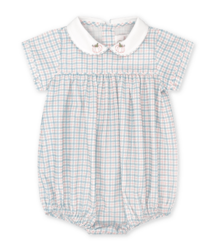 Autumn Plaid Boys Bubble - Lullaby Set