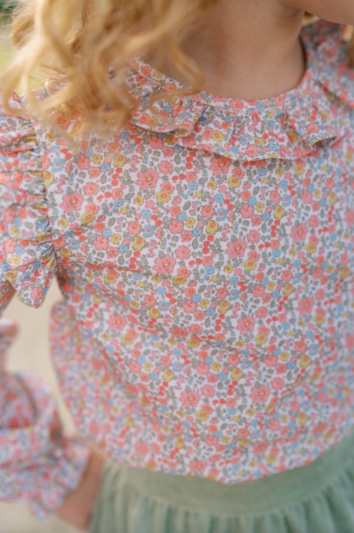 Evelyn Blouse in Autumn Garden - Lullaby Set