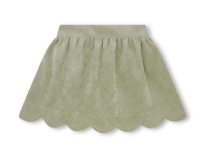 Scallop Skirt Sage Corduroy - Lullaby Set
