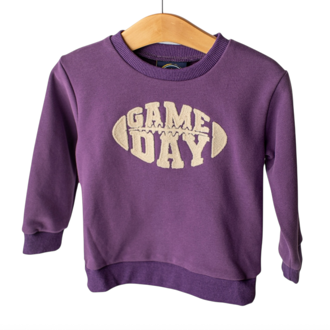 Purple Game Day Sweatshirt - Emma Jean