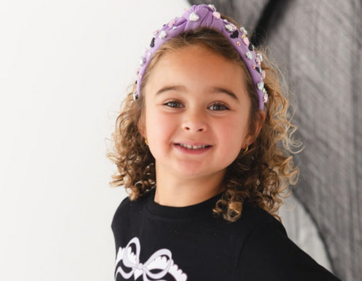 Bat Halloween Gemstone Headband - Sweet Wink