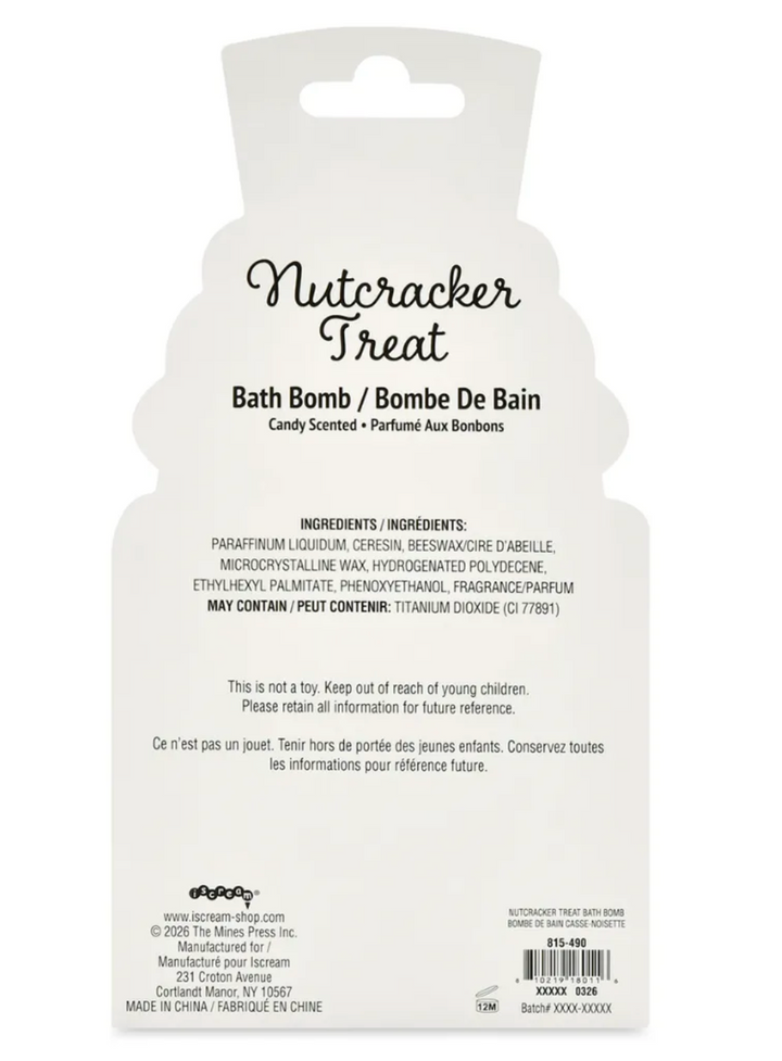 Nutcracker Treat Bath Bomb
