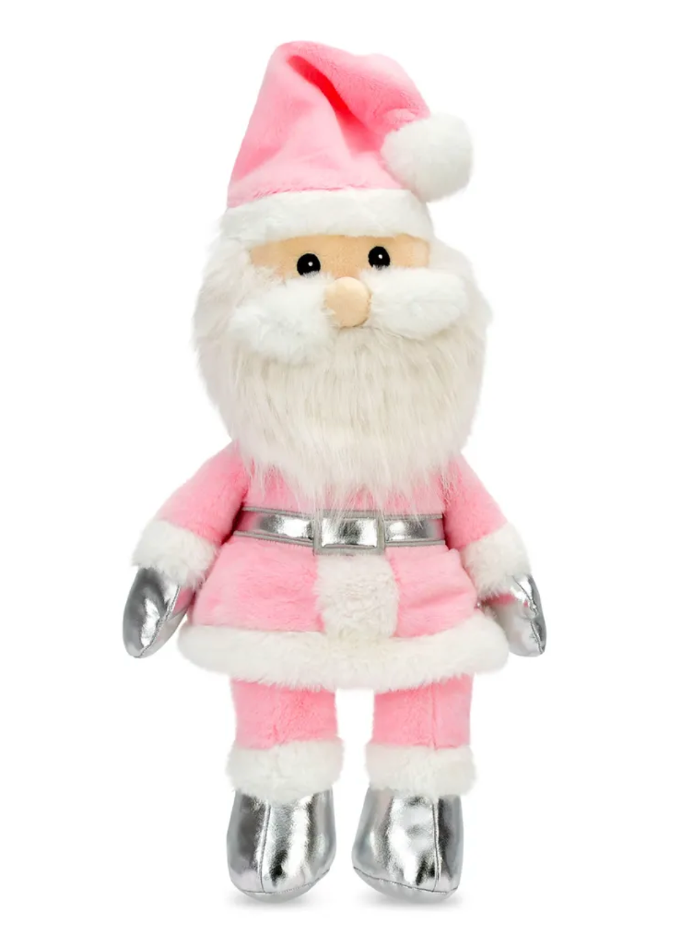 Pink Santa Plush Character