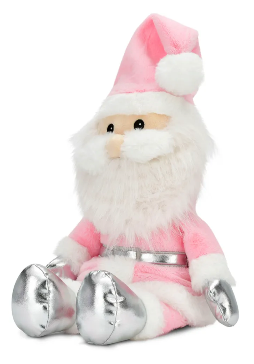 Pink Santa Plush Character