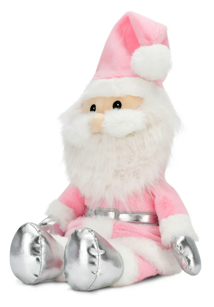 Pink Santa Plush Character