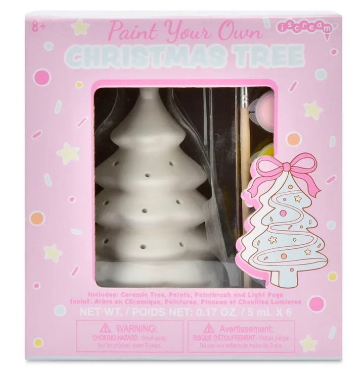 Paint Your Own Christmas Tree with Lights