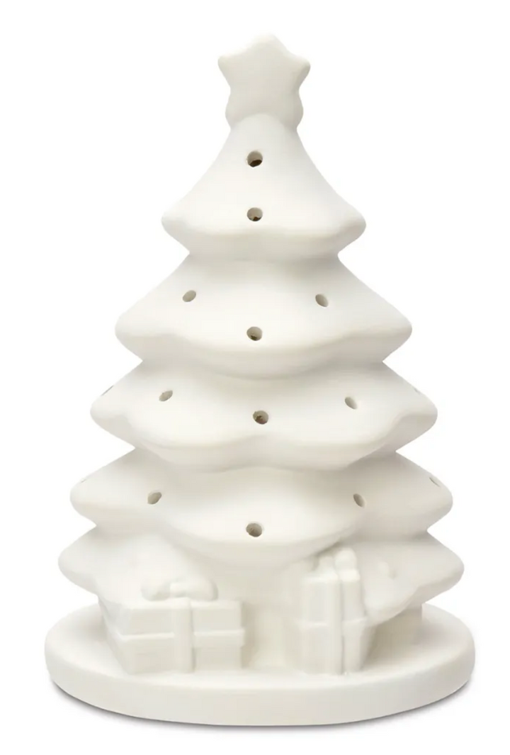 Paint Your Own Christmas Tree with Lights