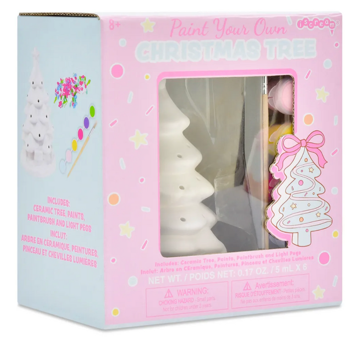 Paint Your Own Christmas Tree with Lights