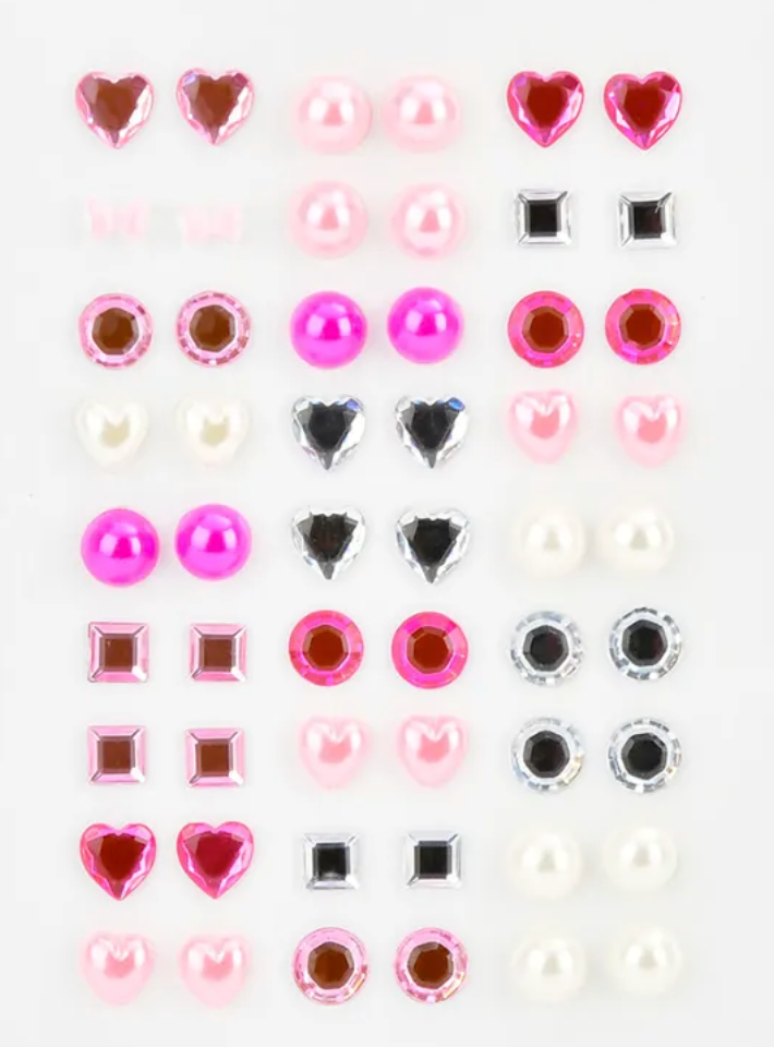 Bow Stick On Earrings