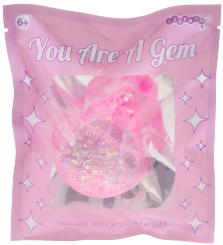 You're a Gem Glitter Squeeze Toy