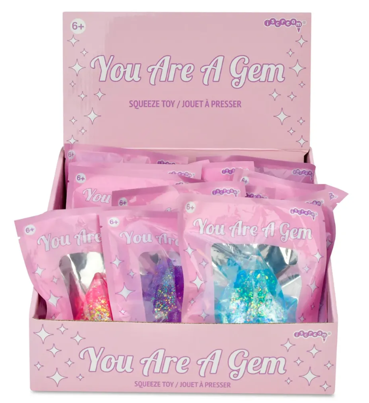 You're a Gem Glitter Squeeze Toy