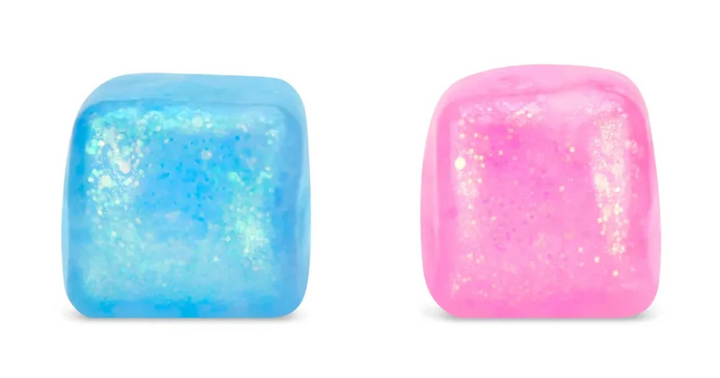 Melt My Heart Glitter Cube Squishy