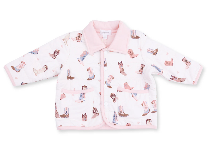 Pink Boots Bamboo Jacket - Angel Dear