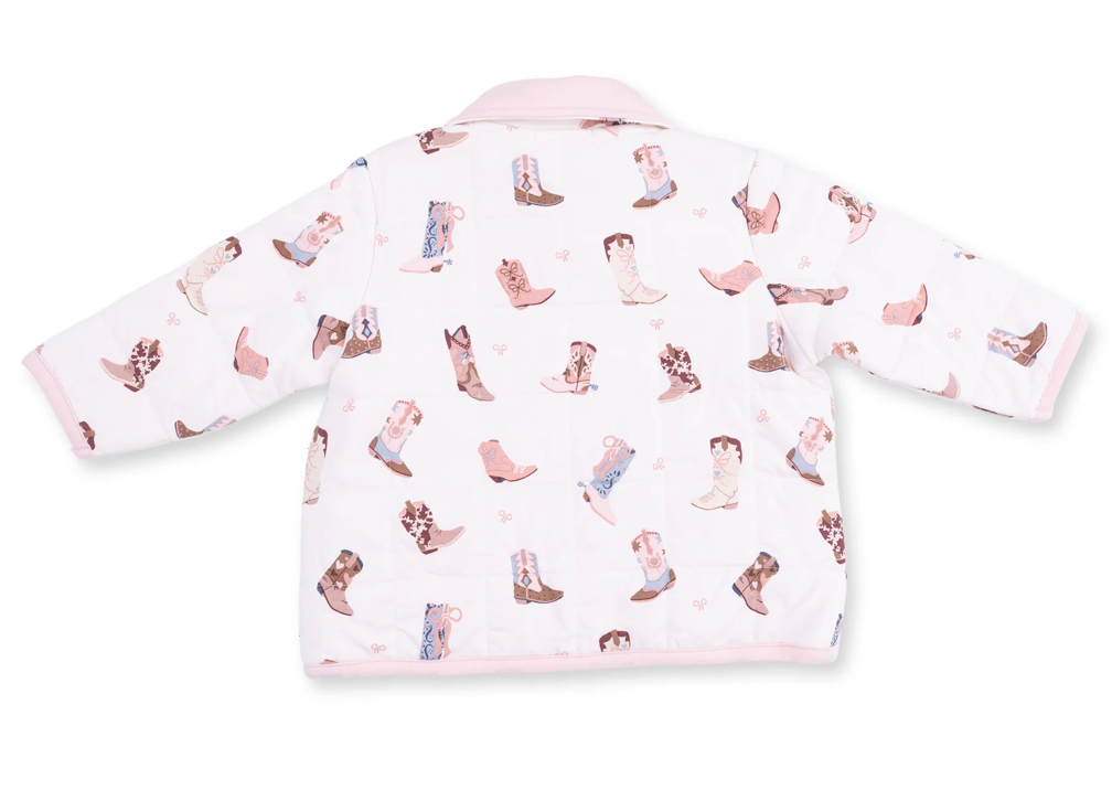 Pink Boots Bamboo Jacket - Angel Dear