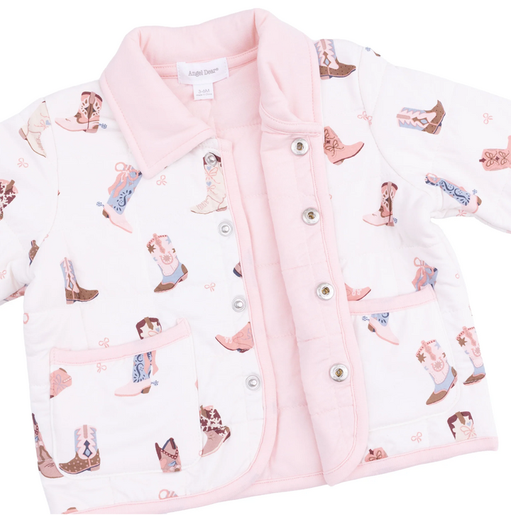 Pink Boots Bamboo Jacket - Angel Dear