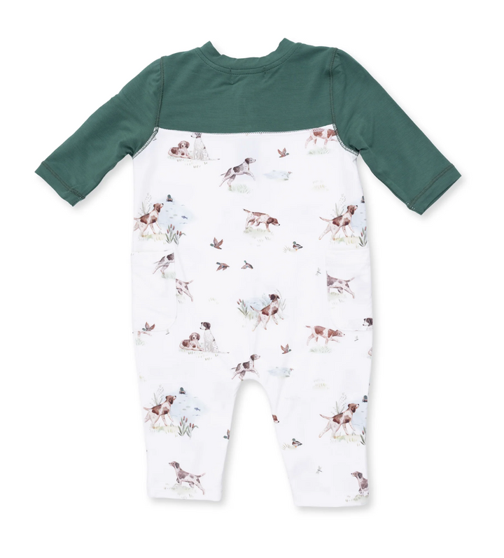 Pointer Pups and Duck Buddies Romper - Angel Dear