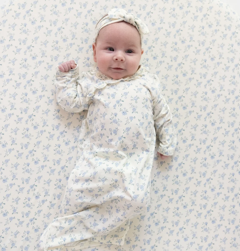 Rose Briar Kimono Gown and Knot Headband Set - Angel Dear