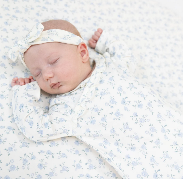 Rose Briar Kimono Gown and Knot Headband Set - Angel Dear