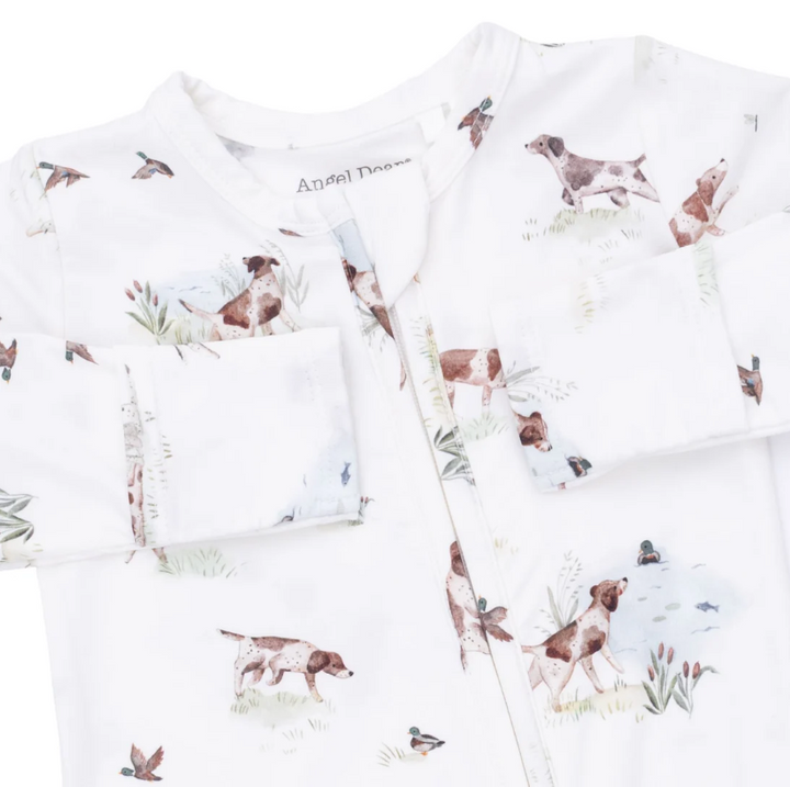 Pointer Pups & Duck Buddies 2 Way Zipper Footie - Angel Dear