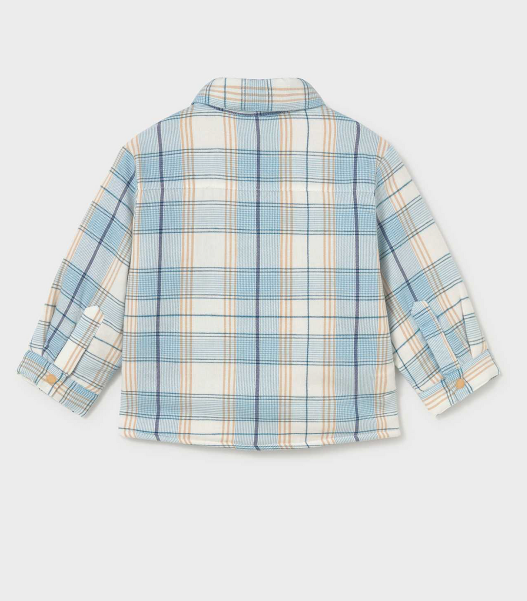 Alaska Blue Plaid Shacket - Mayoral