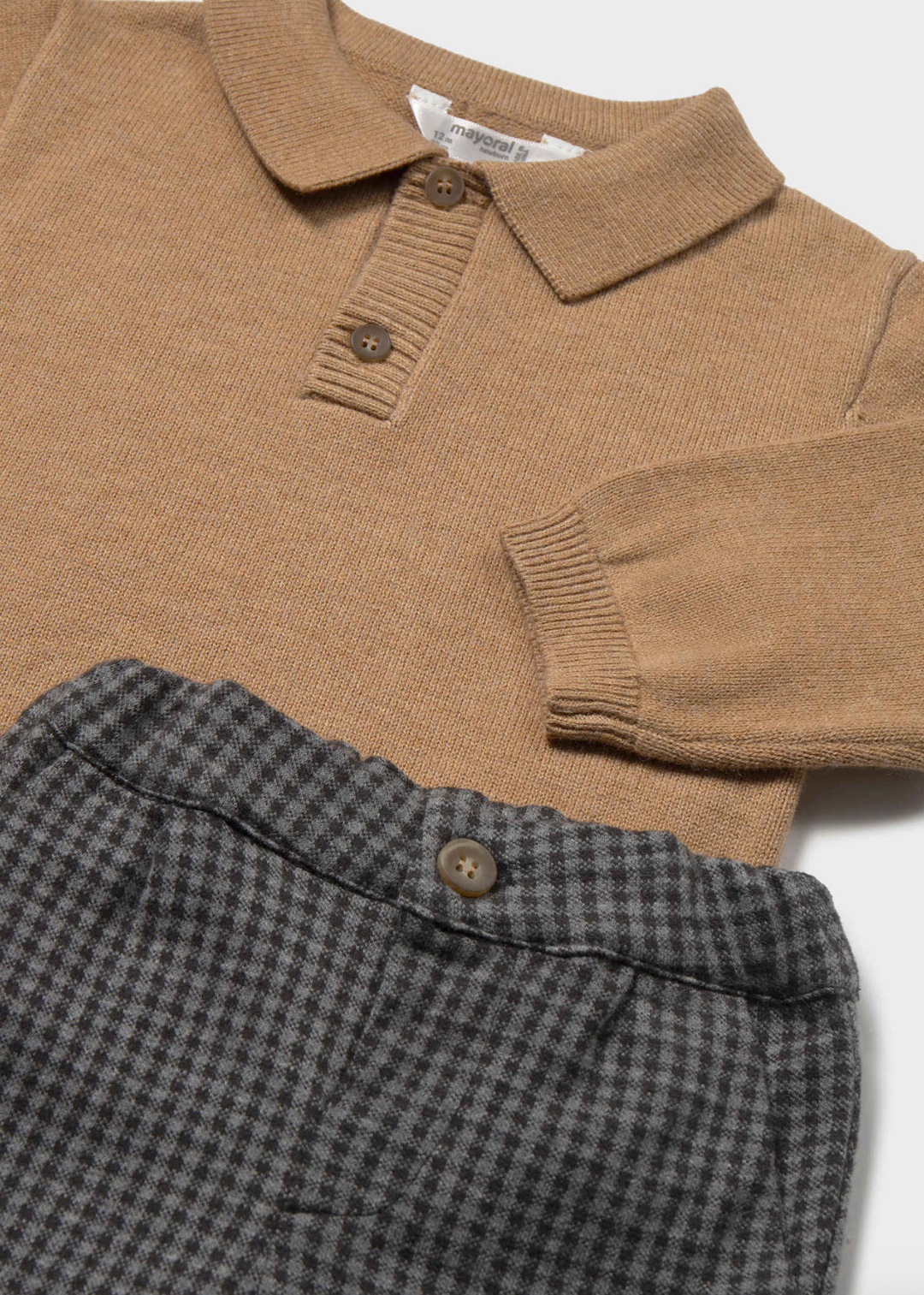 Boys Long Sleeved Shirt and Pants Set - Mayoral