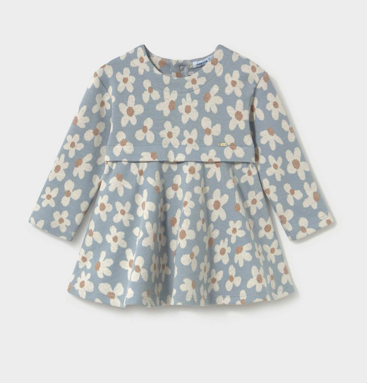 Floral Printed Jacquard Dress - Mayoral
