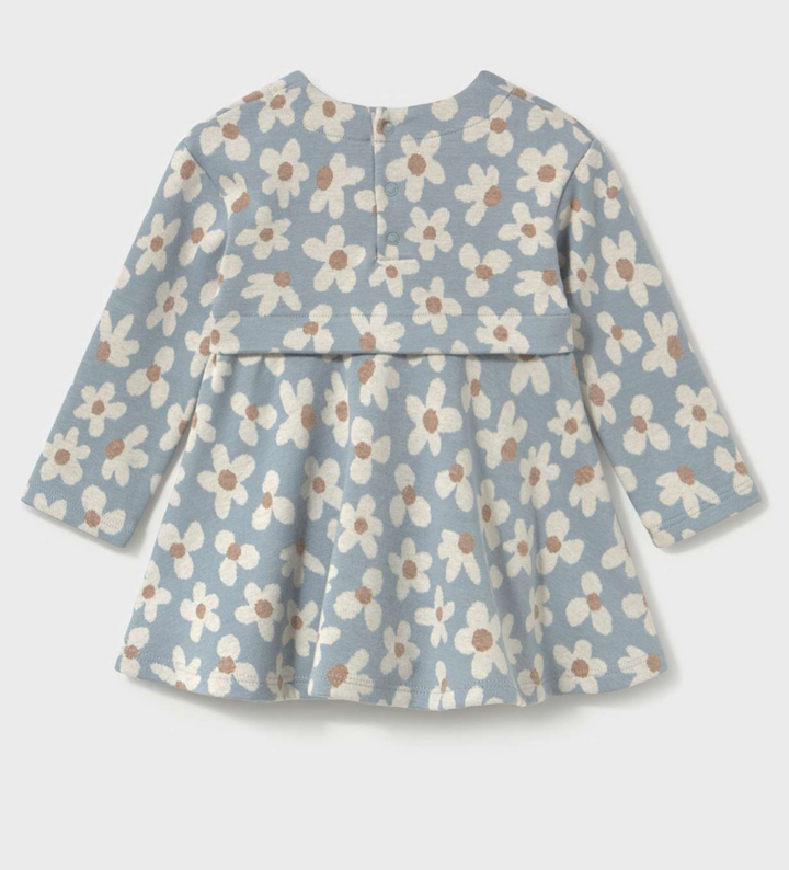 Floral Printed Jacquard Dress - Mayoral