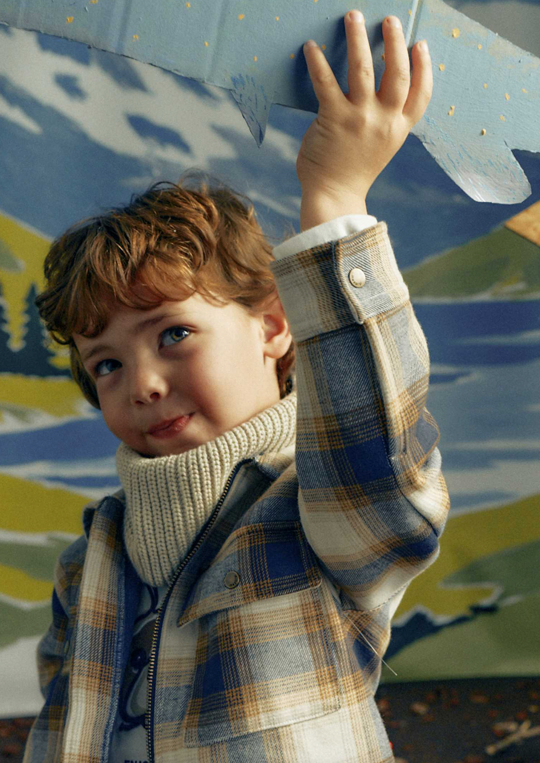 Boys Plaid Jacket - Mayoral