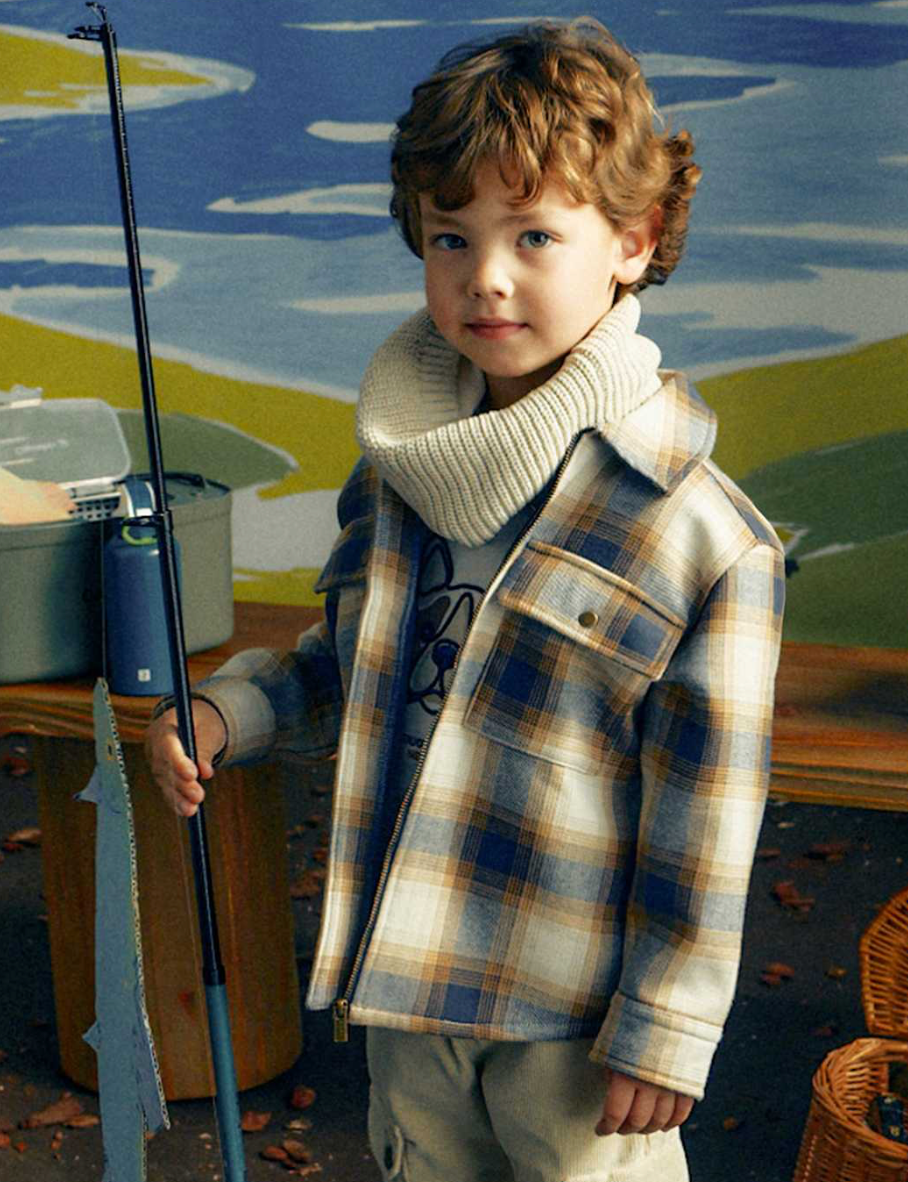 Boys Plaid Jacket - Mayoral