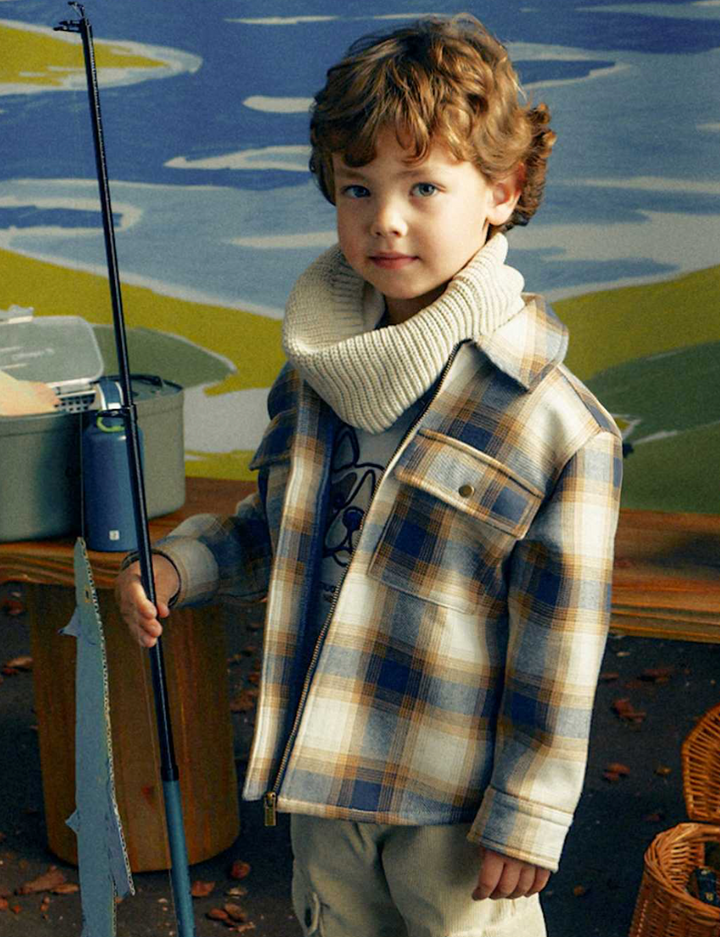 Boys Plaid Jacket - Mayoral