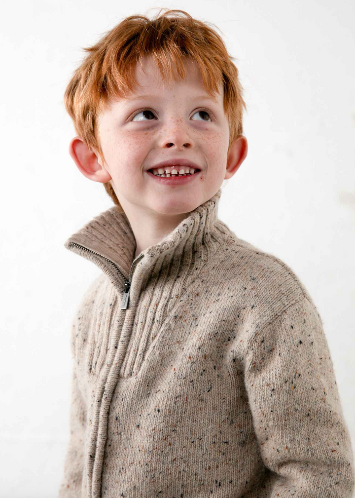 Boys Knit Zip-Up Sweatshirt - Mayoral