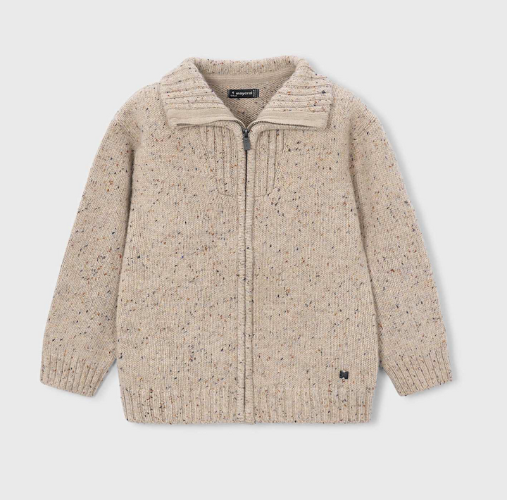 Boys Knit Zip-Up Sweatshirt - Mayoral