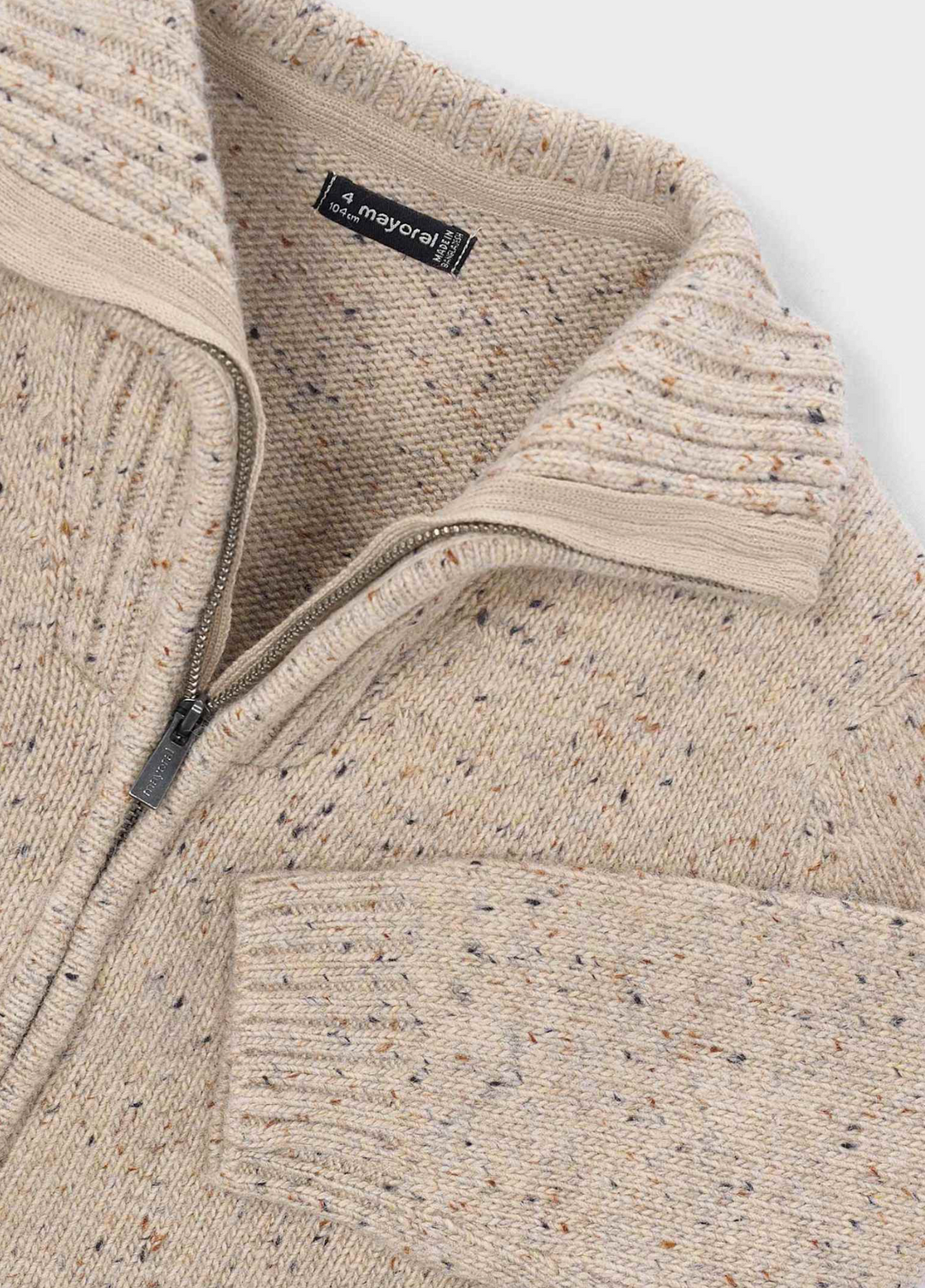 Boys Knit Zip-Up Sweatshirt - Mayoral