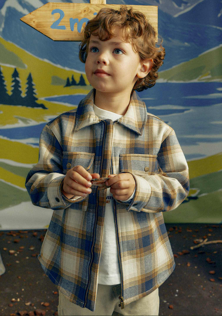 Boys Plaid Jacket - Mayoral