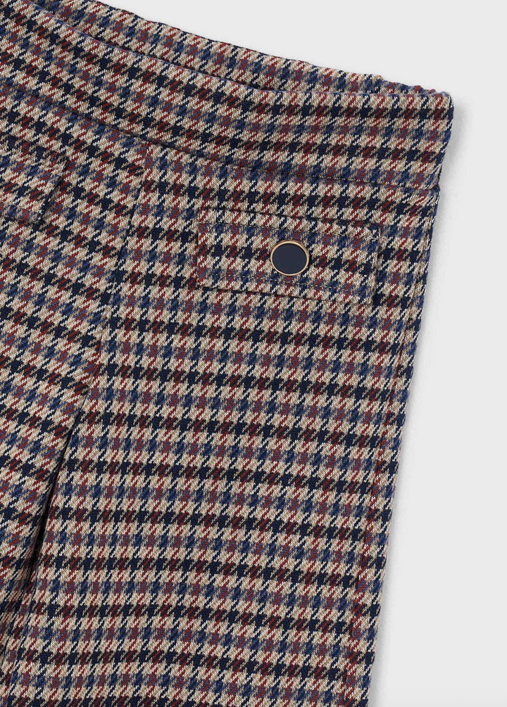 Houndstooth Wide-Leg Pants - Mayoral