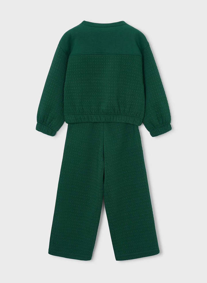 Green Pocket Sweatshirt & Pant Set - Mayoral