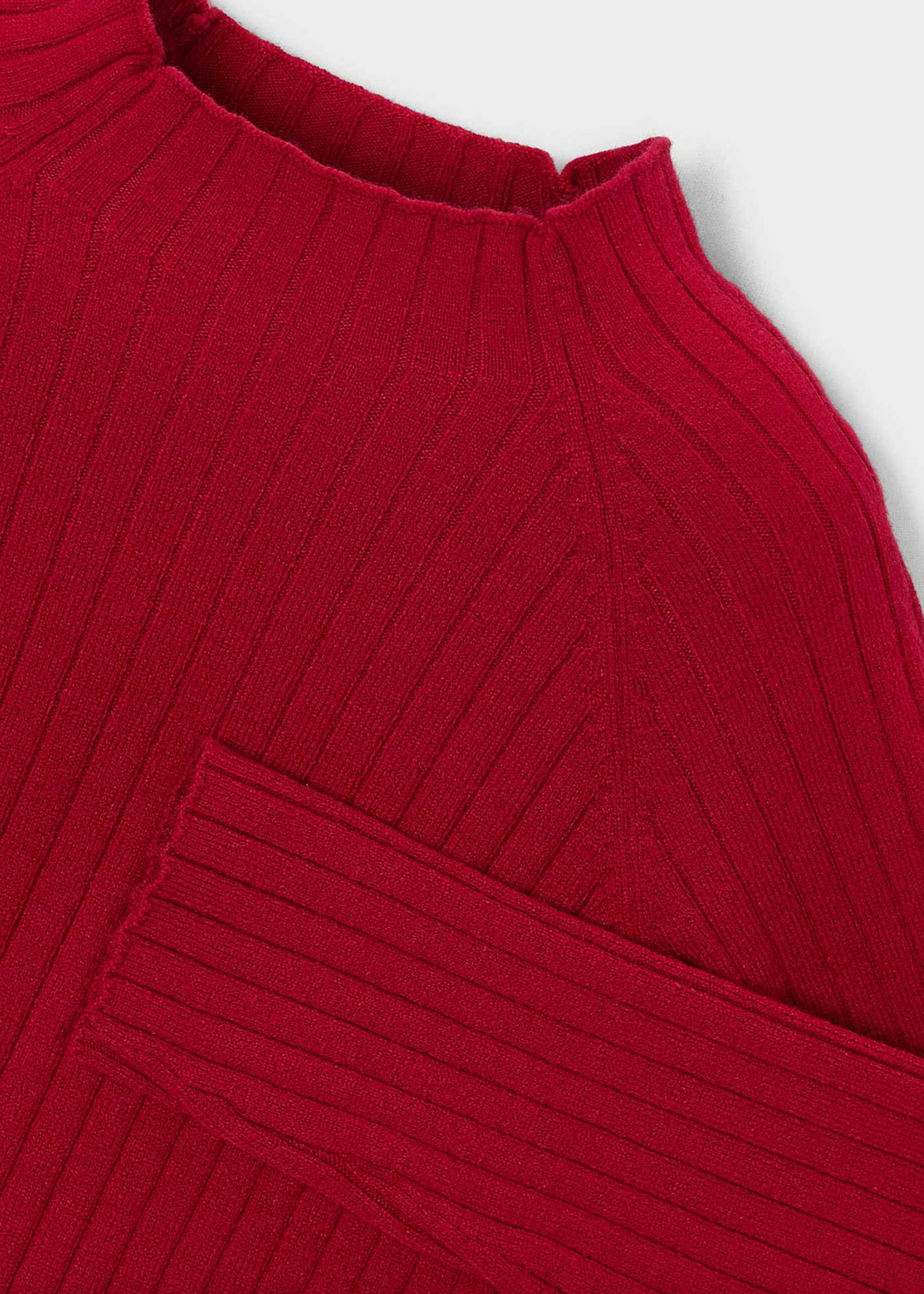Girls Red Mockneck Sweater - Mayoral